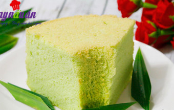Món nướng, Cách làm bánh chiffon lá dứa thơm mềm xốp cực ngon