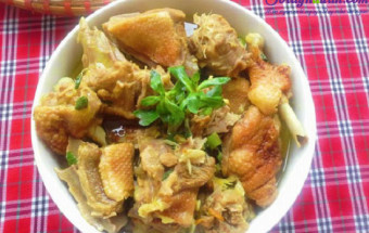 Nấu ăn món ngon mỗi ngày với Gừng, cách làm vịt nấu giả cầy 1