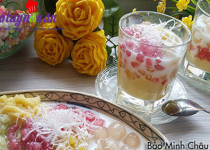 Cách nấu chè sương sa hạt lựu bắt mắt lại tuyệt ngon