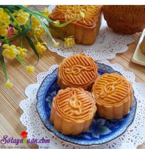 Bánh nướng, cách làm bánh nướng nhân sữa dừa 8