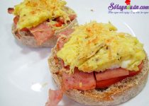 Ngon miệng với pizza mini dễ làm