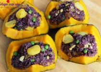 Cách làm cơm bí ngô ngọt lạ miệng