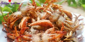 Món ngon cuối tuần, cách làm cua đồng rang muối 8