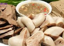 Bí quyết luộc lòng lợn, dạ dày trắng, ngon, giòn