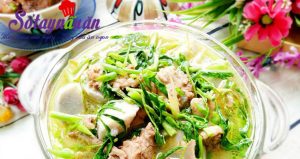 Món ăn miền Bắc, Học làm thịt vịt hầm khoai sọ rau rút ăn là mê
