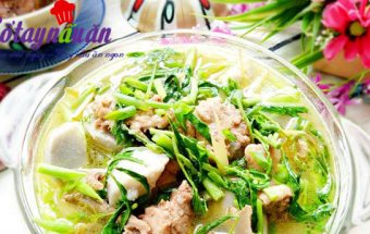 Món ăn Việt Nam, Học làm thịt vịt hầm khoai sọ rau rút ăn là mê