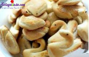 Đồ ăn vặt, Hướng dẫn cách làm bánh quy bơ thiên nga ngon mê ly