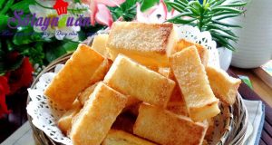 Đồ ăn vặt, Học làm bánh mì nướng bơ đường thơm ngon siêu hấp dẫn