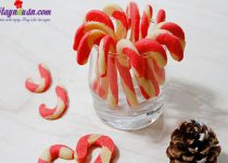 Giáng sinh thêm ấm áp với bánh quy hình kẹo gậy