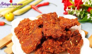 Món ngon dễ làm, cách làm thịt heo khô cay 8