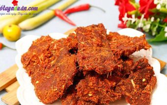 hướng dẫn cách nấu ăn ngon hàng ngày, cách làm thịt heo khô cay 8