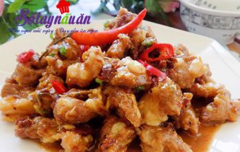 Món ăn Việt Nam, huong-dan-lam-sun-heo-rim-ca-mam-cuc-dua-com