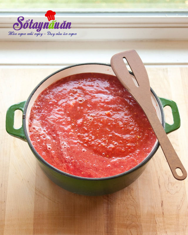 Cách làm sốt cà chua ngon không thể cưỡng được