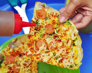 Món vỉa hè, bánh tráng nướng