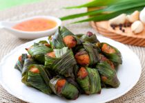 Cách làm thịt gà cuộn lá dứa thơm ngon kiểu Thái