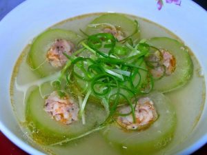Phương pháp chế biến, canh bí đao nhồi tôm thịt