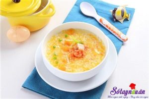 Đồ ăn sáng, Hướng dẫn cách nấu cháo sườn heo cà rốt cho bé ăn dặm