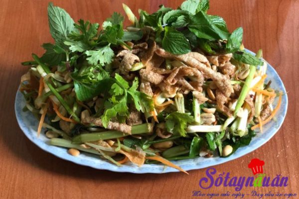 Món ăn Việt Nam, Hướng dẫn cách làm nộm rau cần (nộm vó cần) giòn ngon
