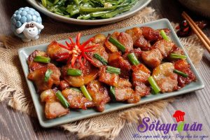 Món rang, Cách làm thịt rang cháy cạnh - Thịt ba chỉ rang cháy cạnh