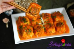 Loại khác, cách làm đậu phụ nhồi thịt