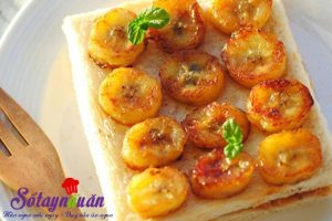 Đồ ăn sáng, bánh mì kẹp chuối chiên (bánh mì sandwich chuối)