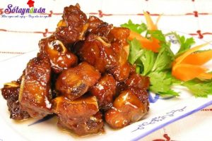hướng dẫn cách nấu ăn ngon hàng ngày, Cách làm sườn rim chua ngọt ngon mê ly cho bữa cơm nhà