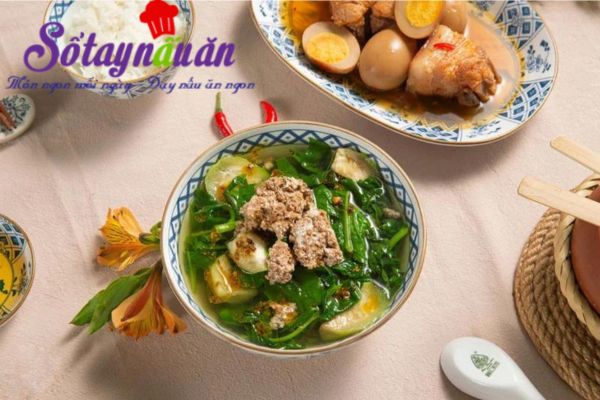 Món ăn Việt Nam, Hướng dẫn cách nấu canh cua mồng tơi ngon mát cho mùa hè